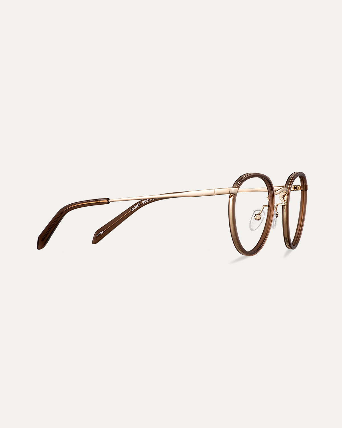 Okulary zerówki Sydney Gold/Americano