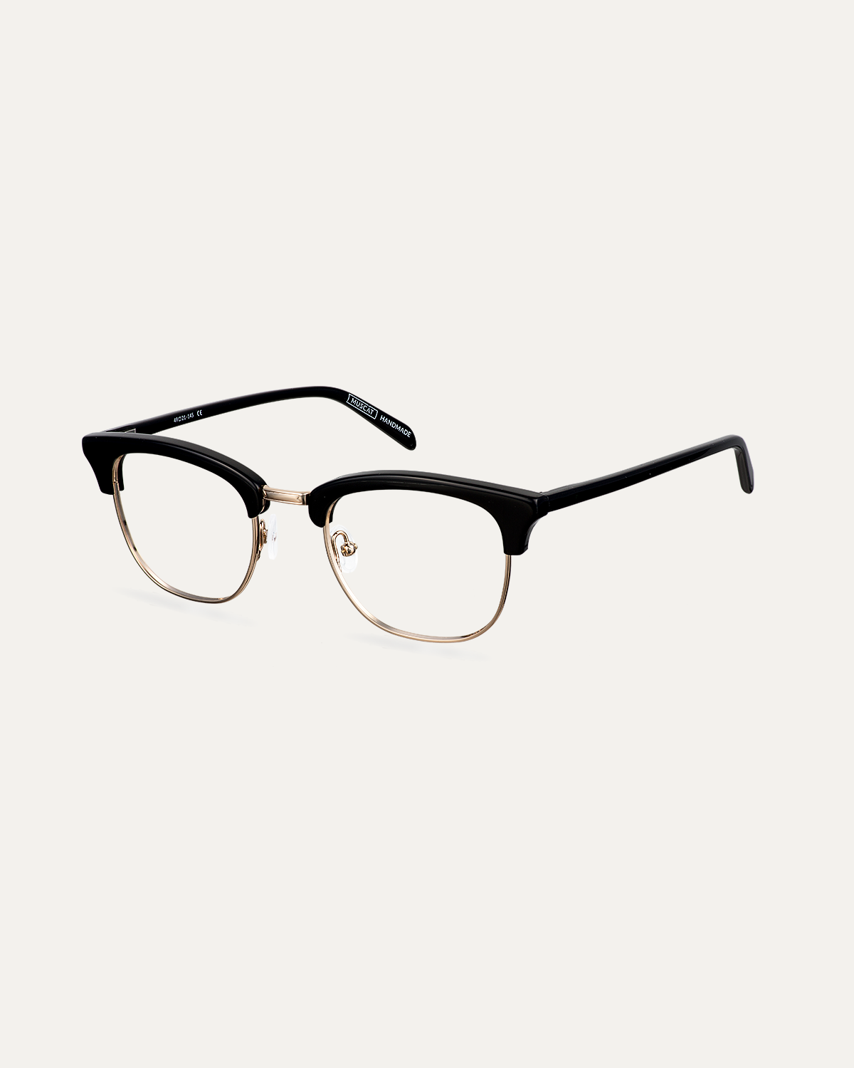 Okulary zerówki Jamie Gold/Black Magic