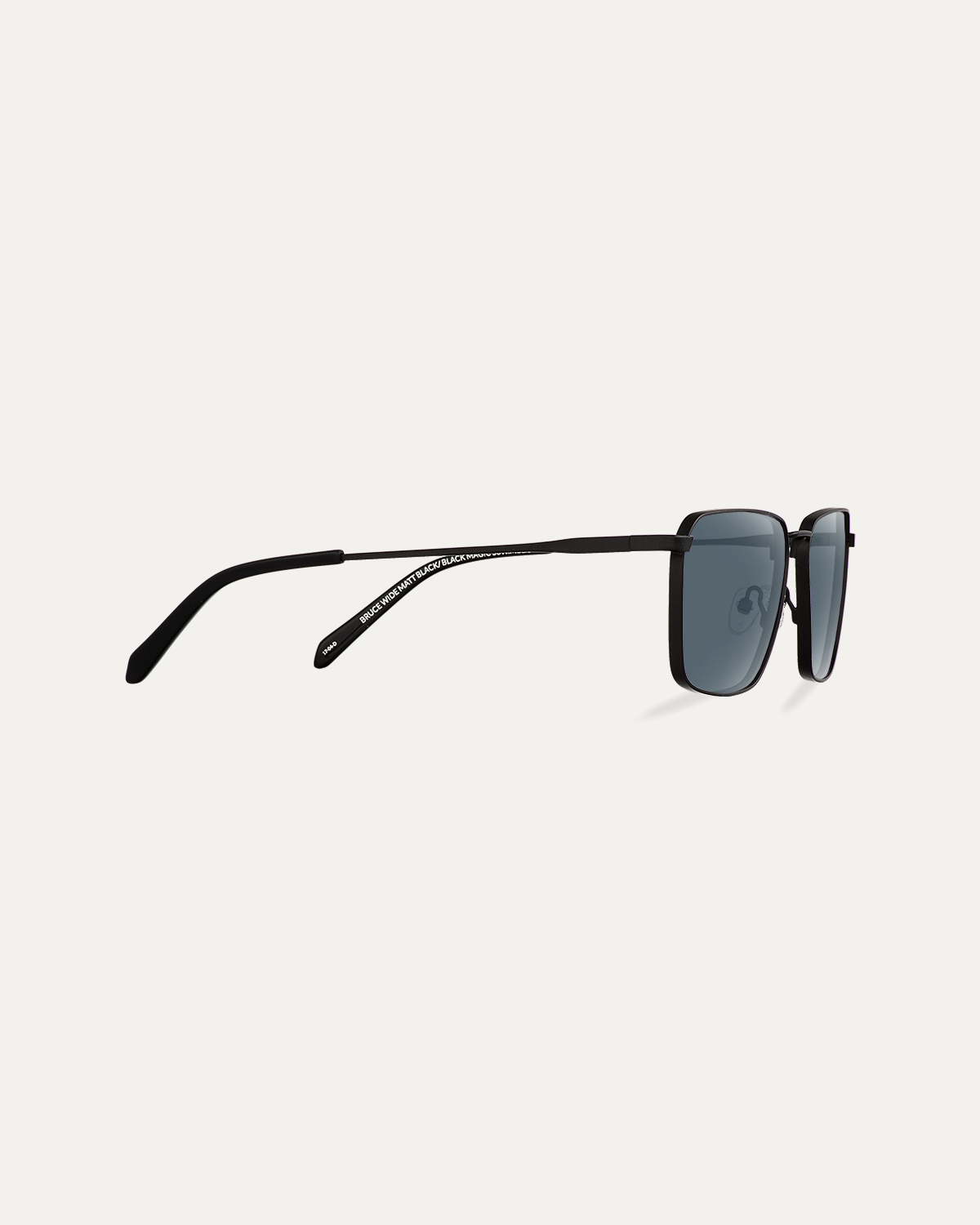 Okulary przeciwsłoneczne Bruce Wide Matt Black/ Black Magic