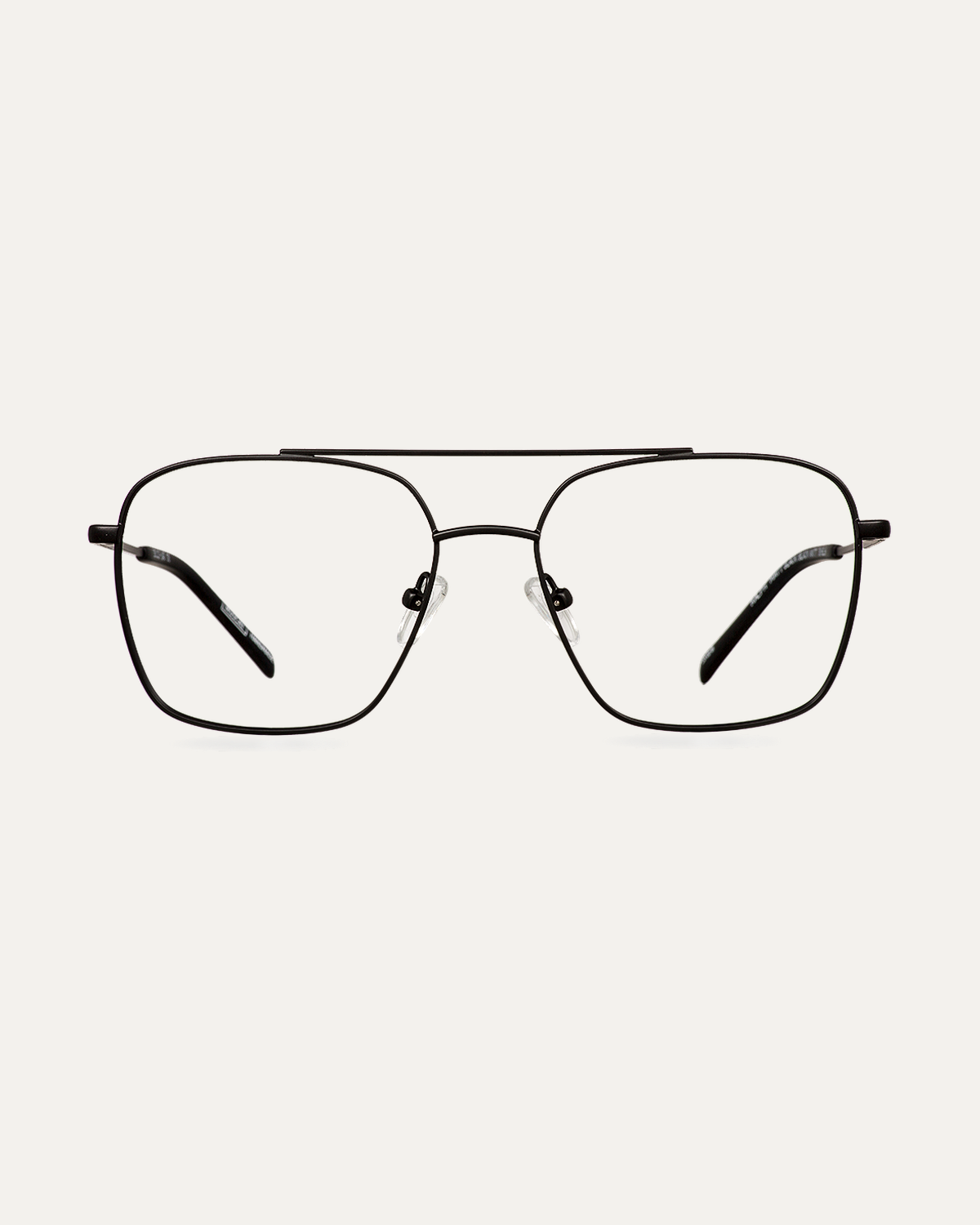 Okulary zerówki Ralph Matt Black/Black Matt
