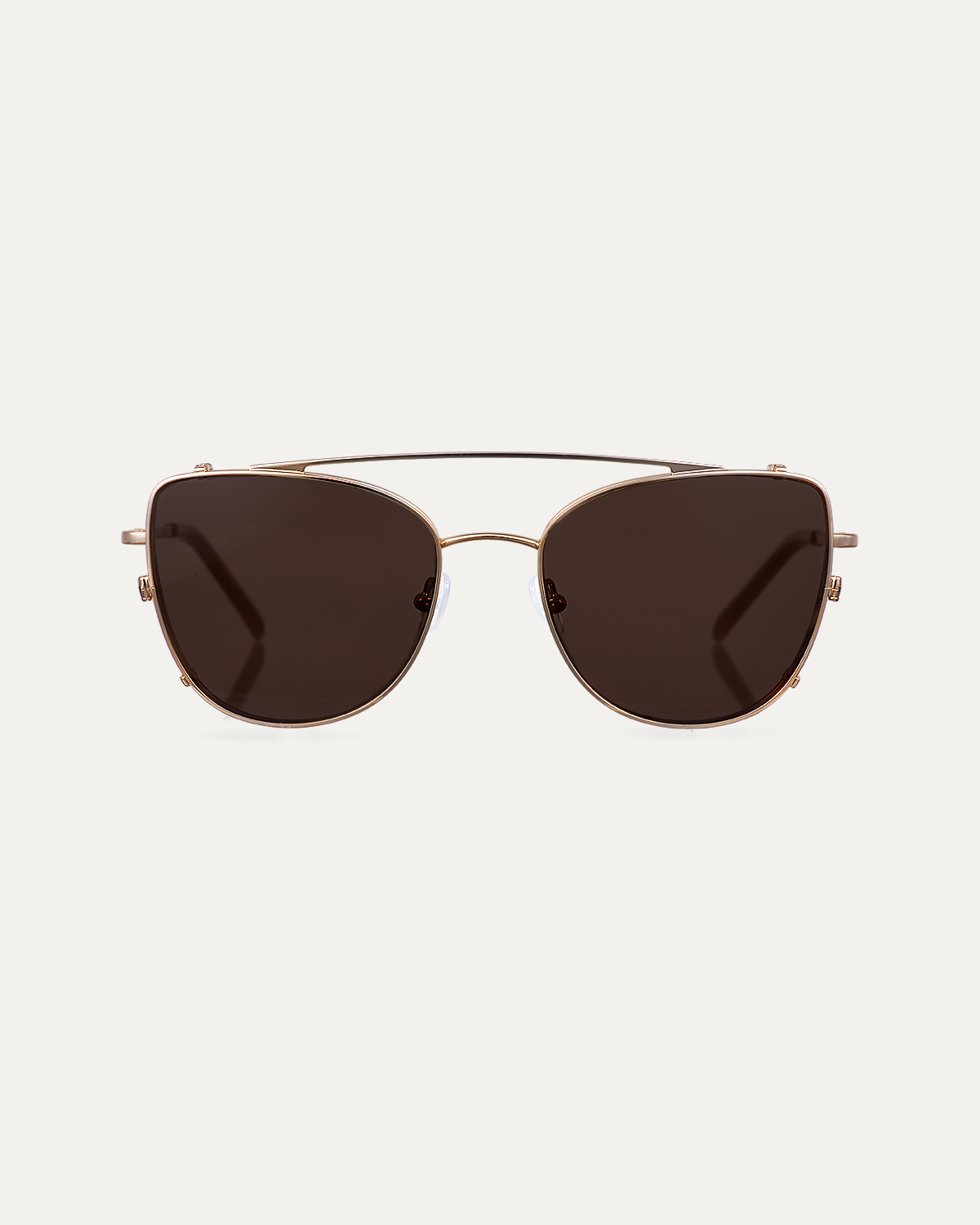 Clip on Sun Ella Gold/Brown