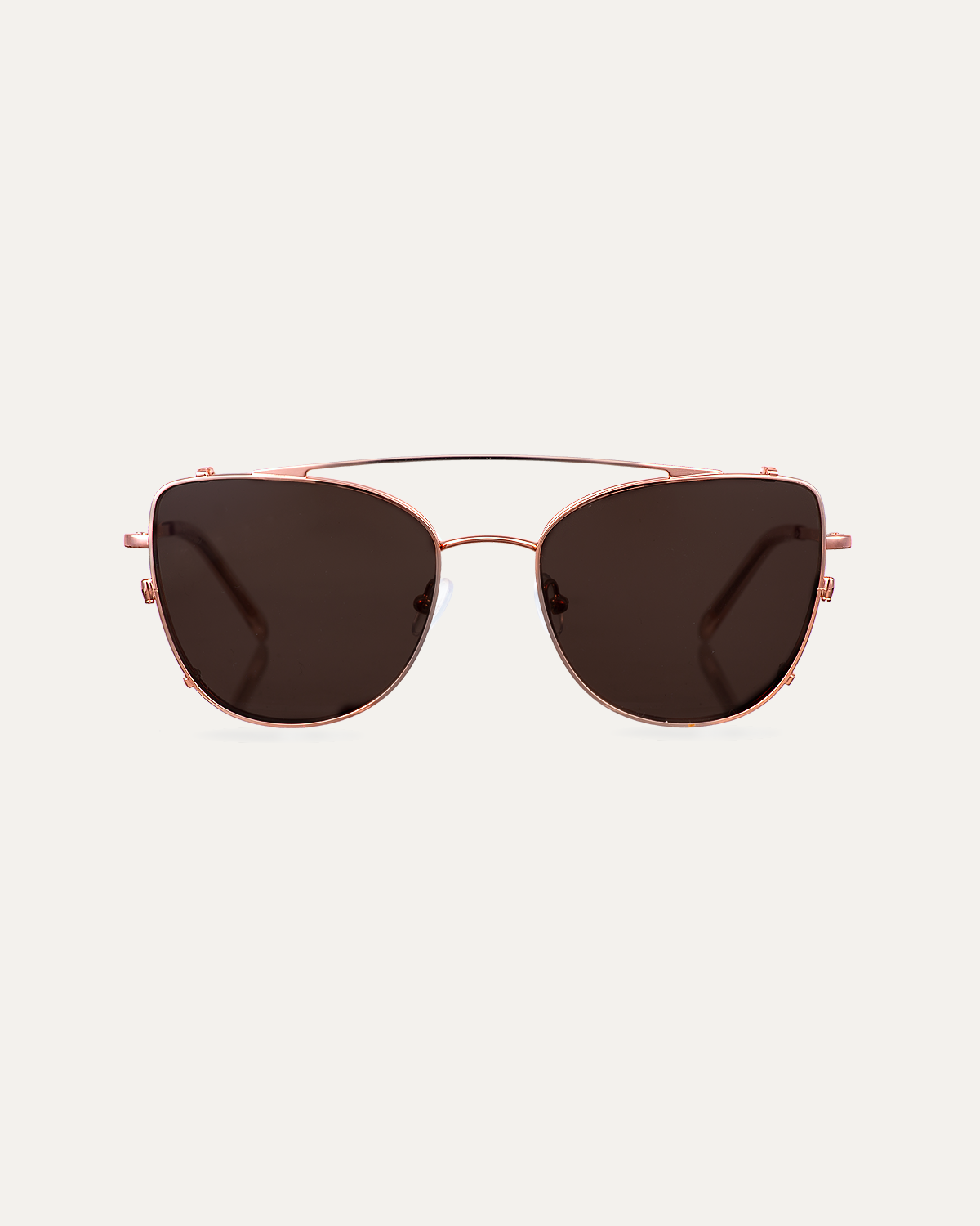 Clip on Sun Ella Rose Gold/Brown