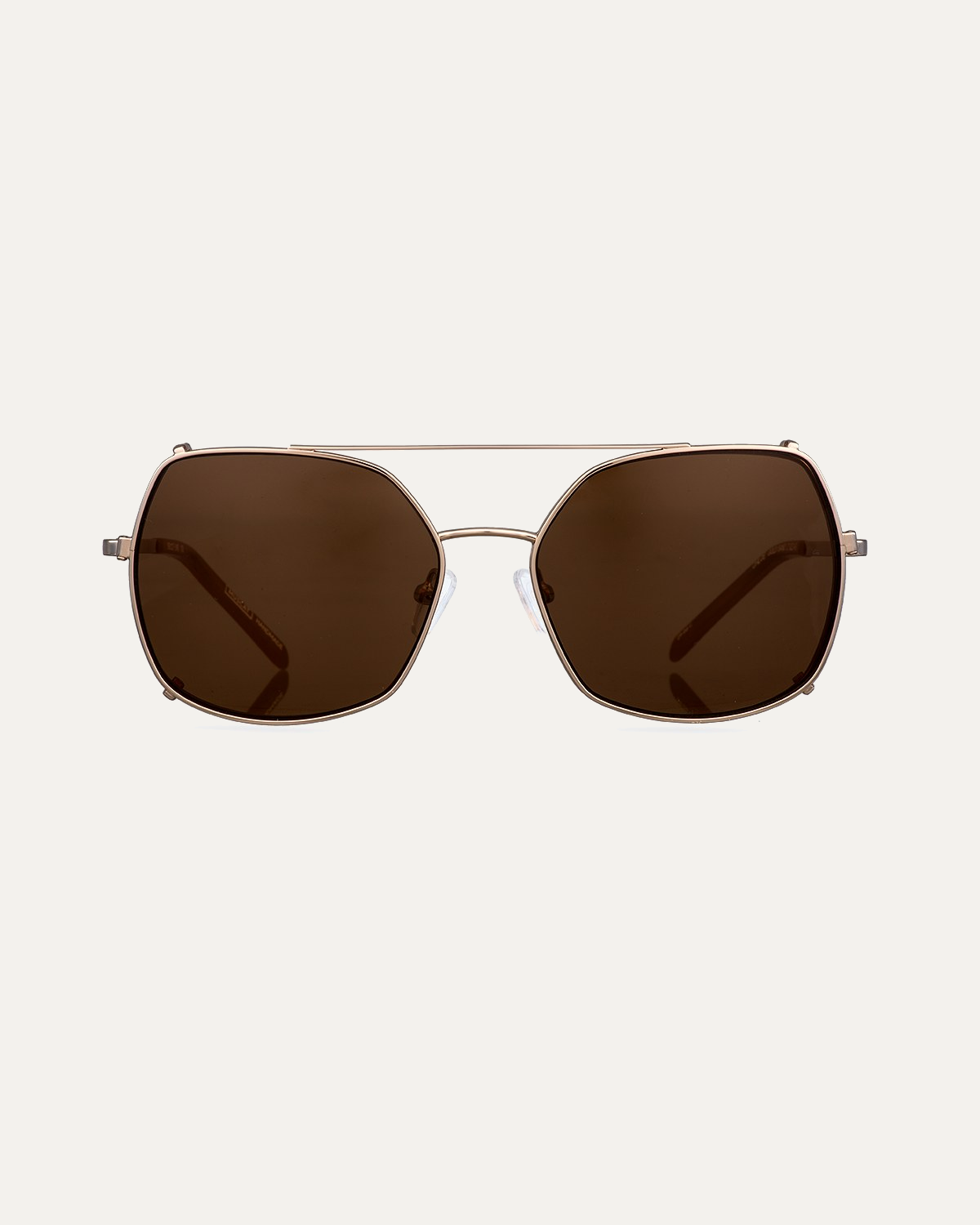 Clip on Sun Chloe Gold/Brown