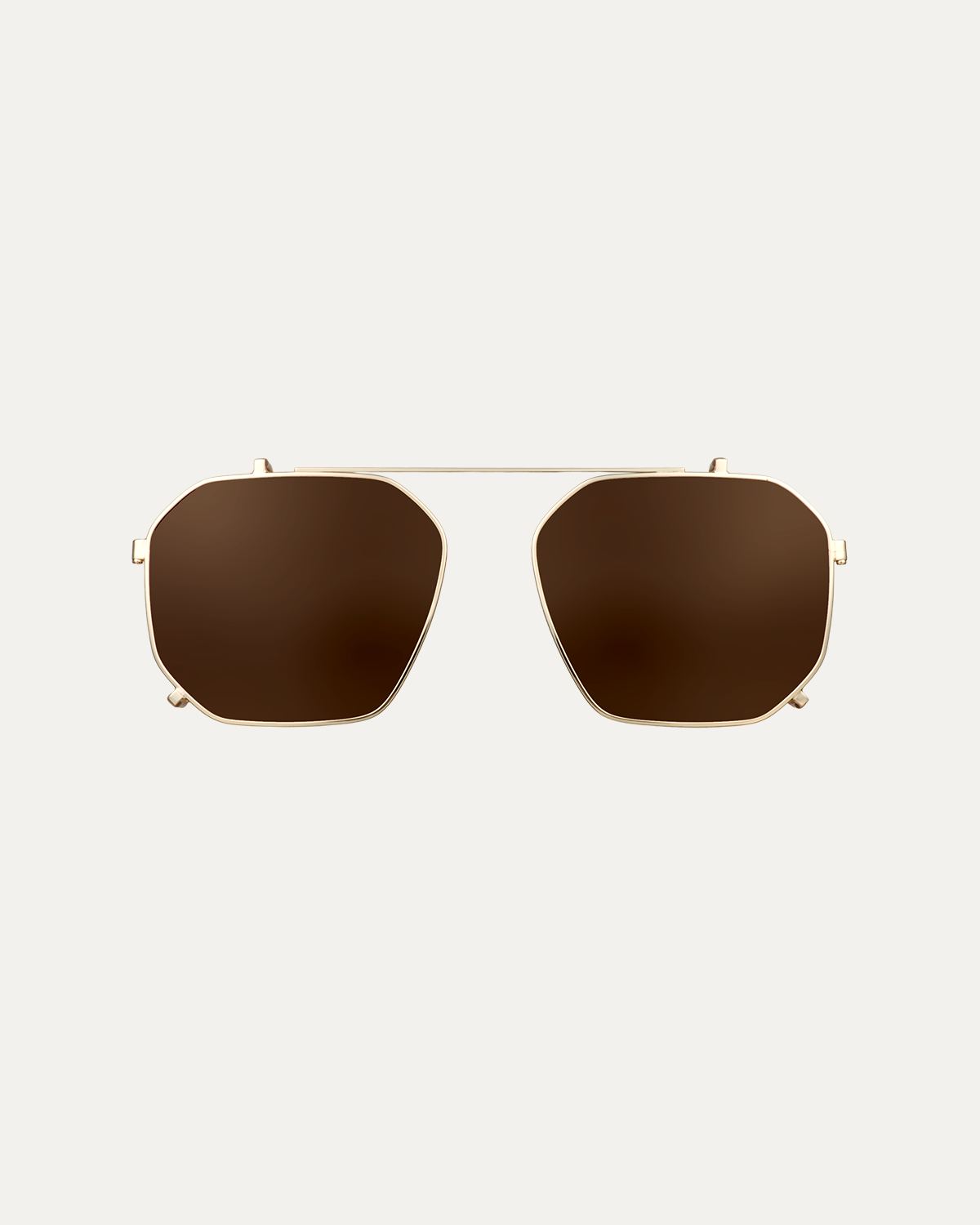 Clip on Sun Blair Gold/Brown
