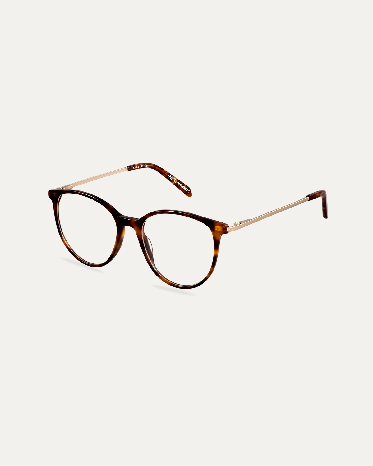 Okulary zerówki Olivia Satin Gold/Brown Havana