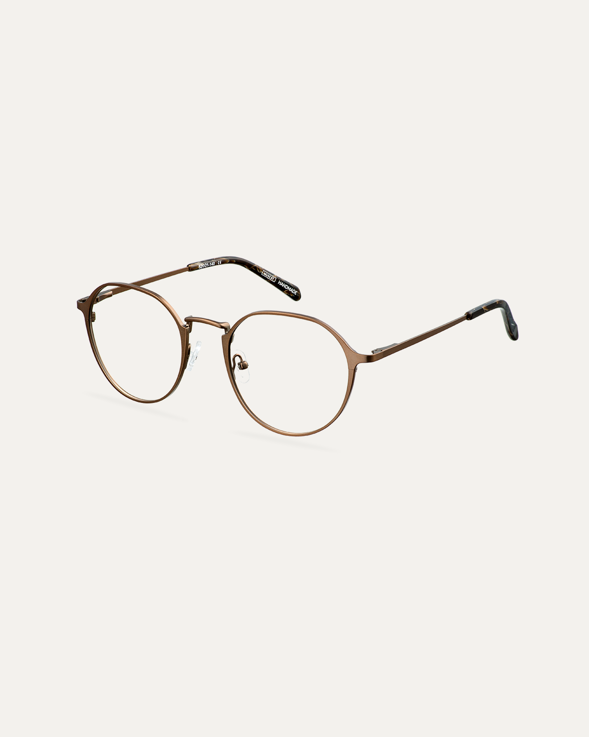 Okulary zerówki Milo Matt Brown/Brown Marble