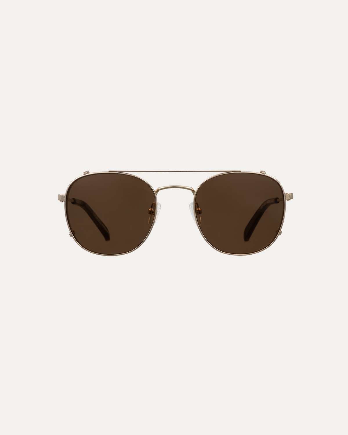 Clip on Sun Leo Gold/Brown