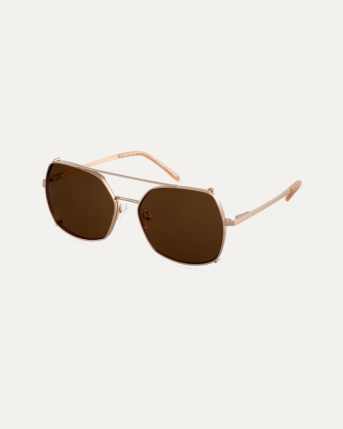 Clip on Sun Chloe Gold/Brown