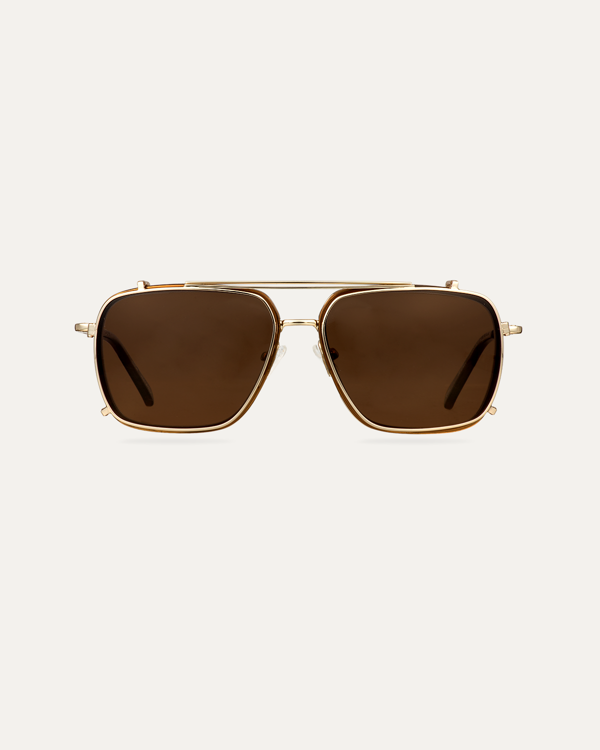 Clip on Sun Peter Gold/Brown