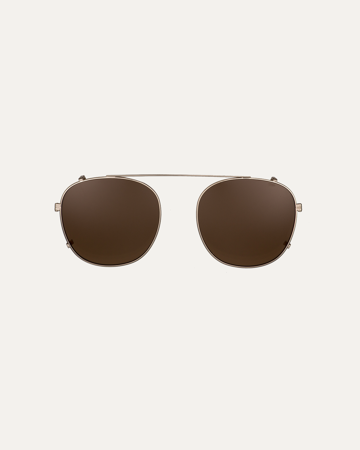 Clip on Sun Leo Gold/Brown