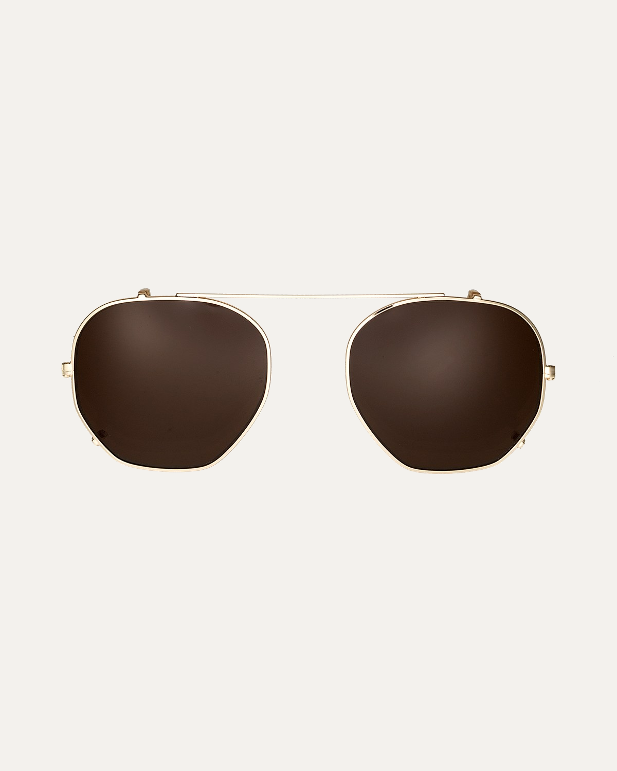 Clip on Sun Arthur Gold/Brown