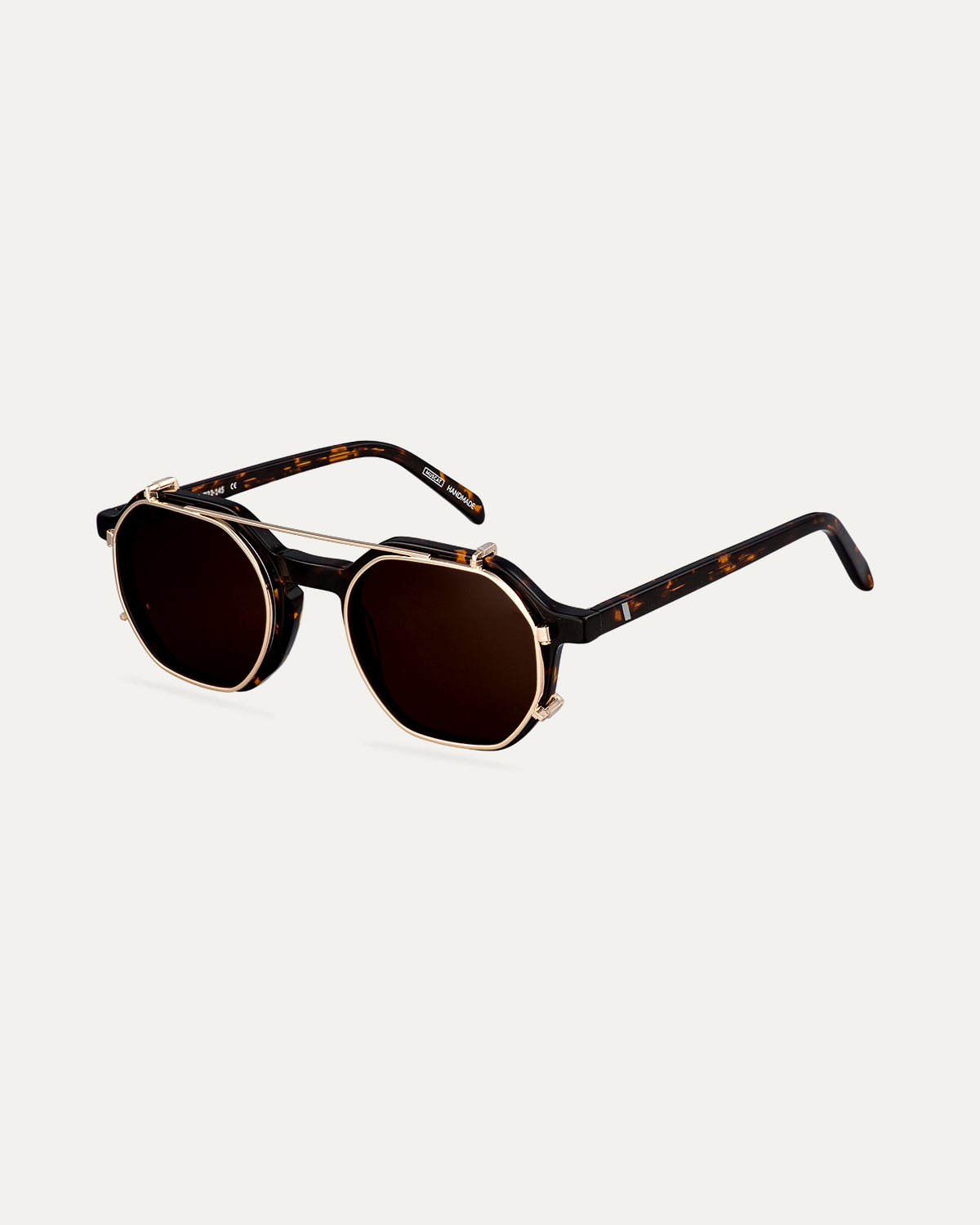 Clip on Sun Taylor Gold/Brown
