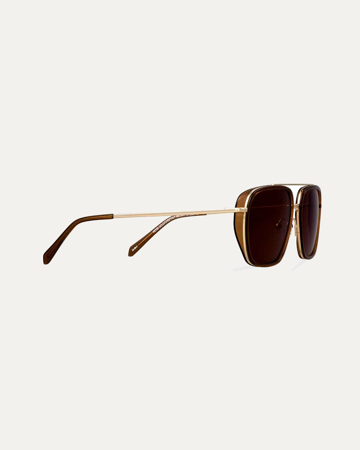 Okulary przeciwsłoneczne Peter Gold/Chestnut Brown