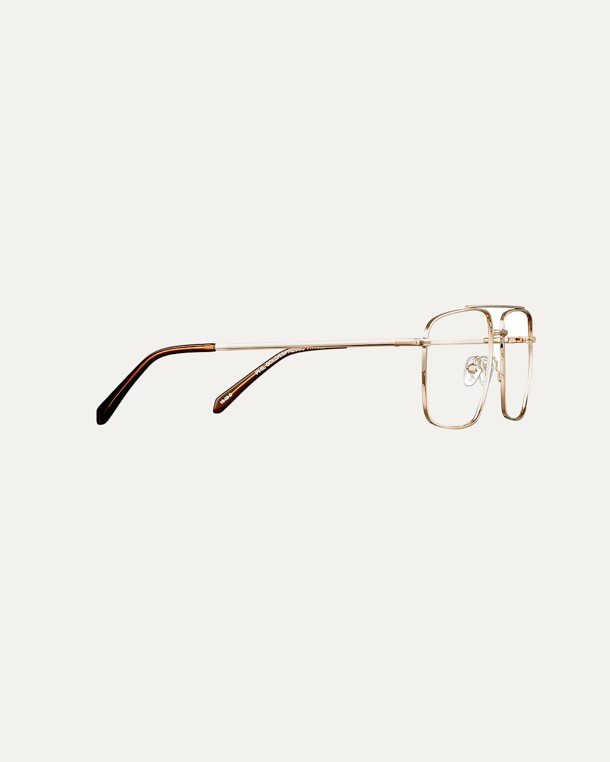 Okulary zerówki Phil Gold/Espresso