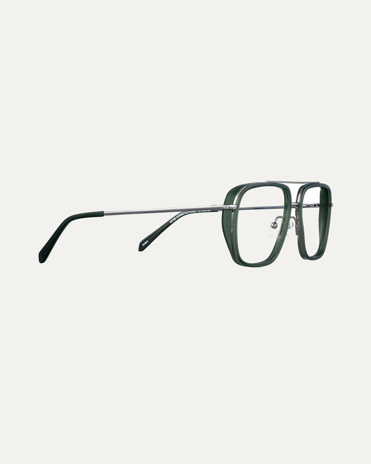 Okulary zerówki Peter Gunmetal/Forest