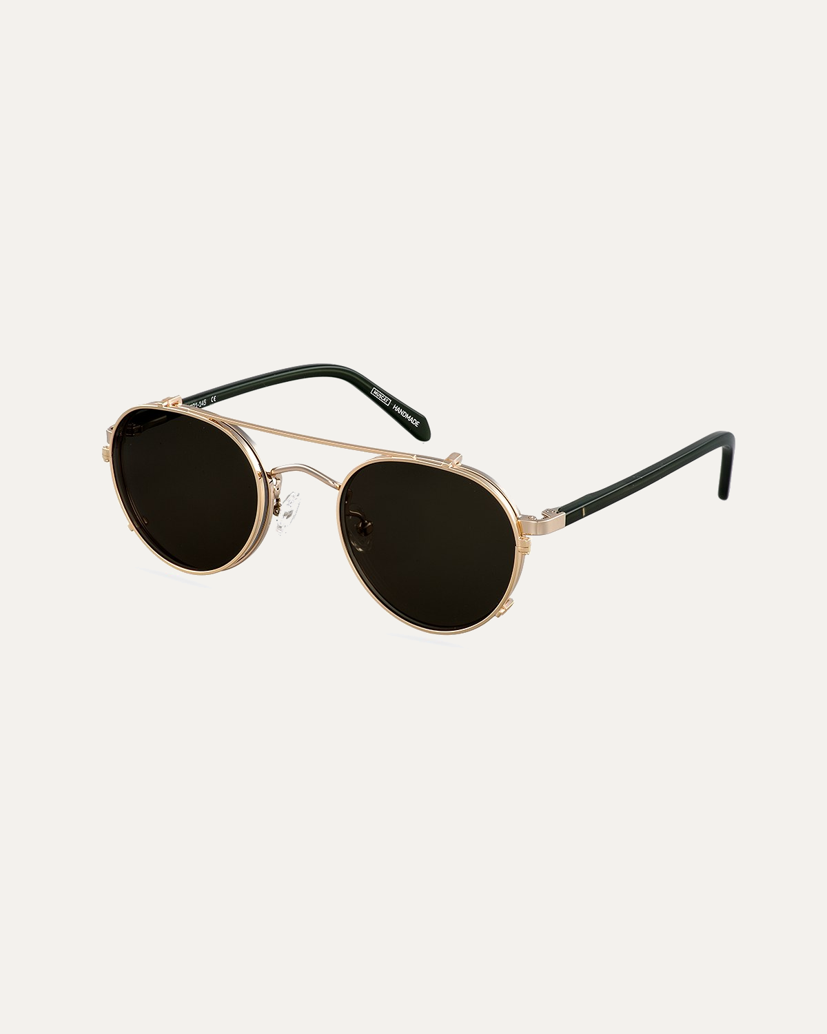 Clip on Sun Frank Gold/Green