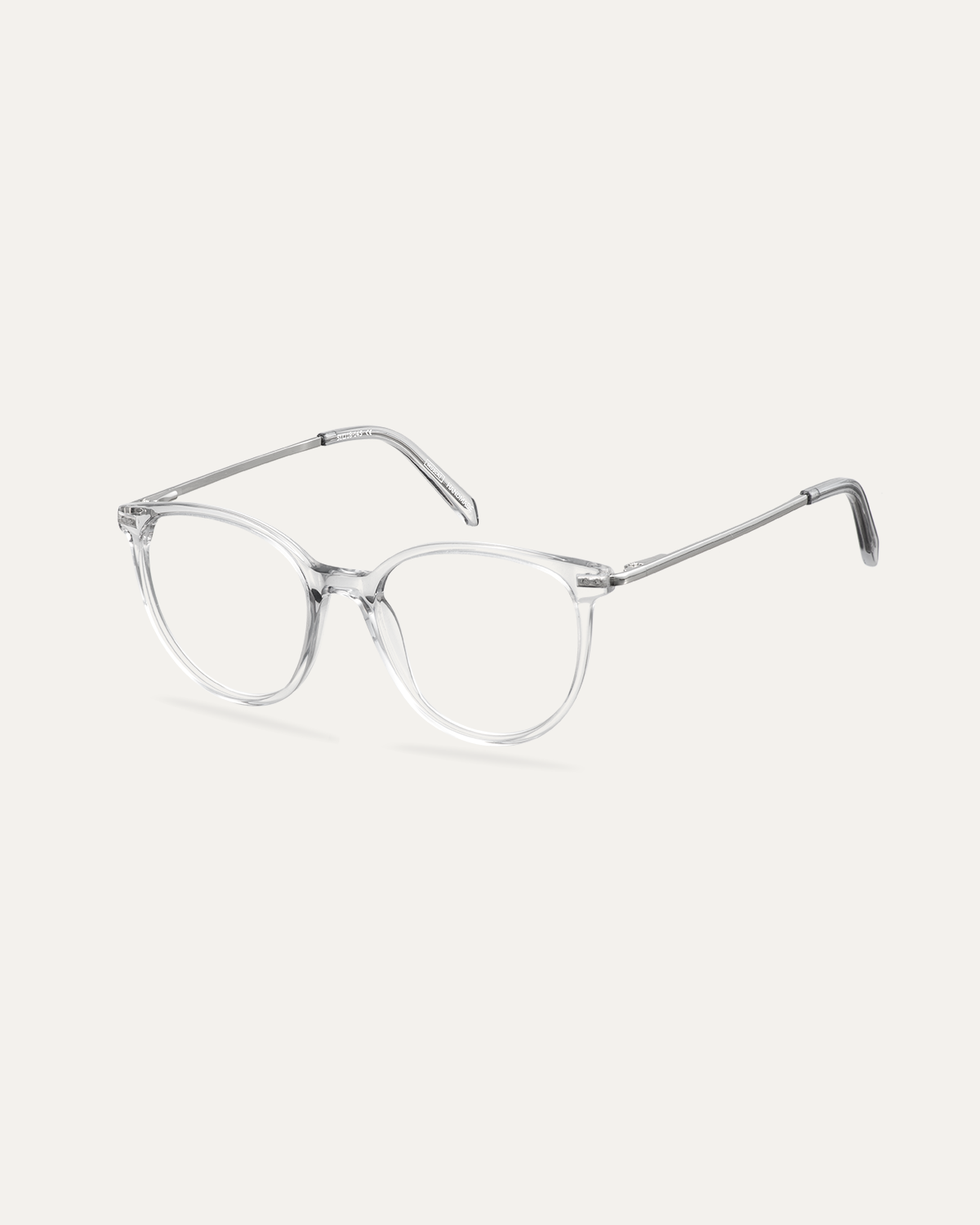 Okulary zerówki Olivia Silver/Misty Grey
