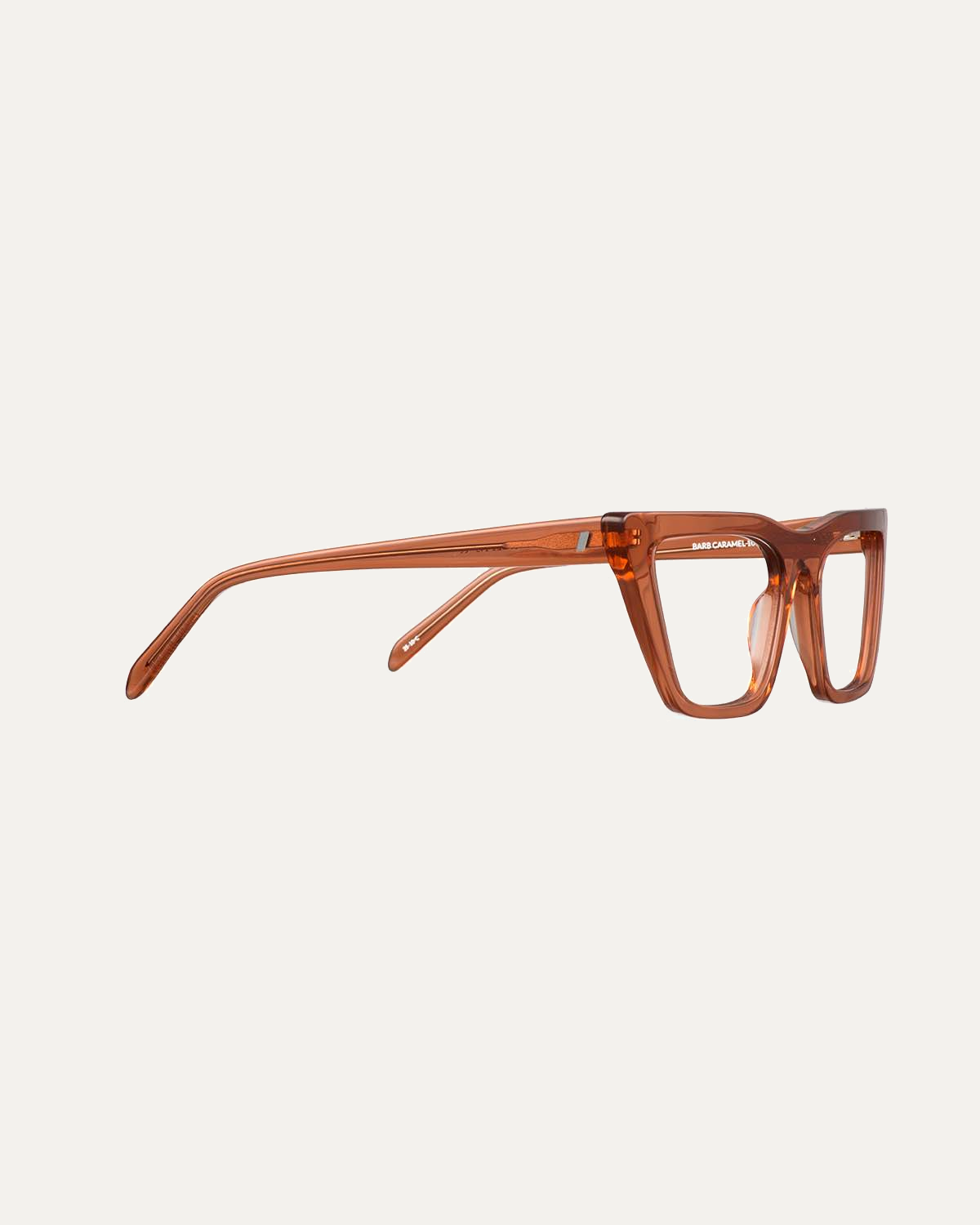 Okulary zerówki Barb Caramel