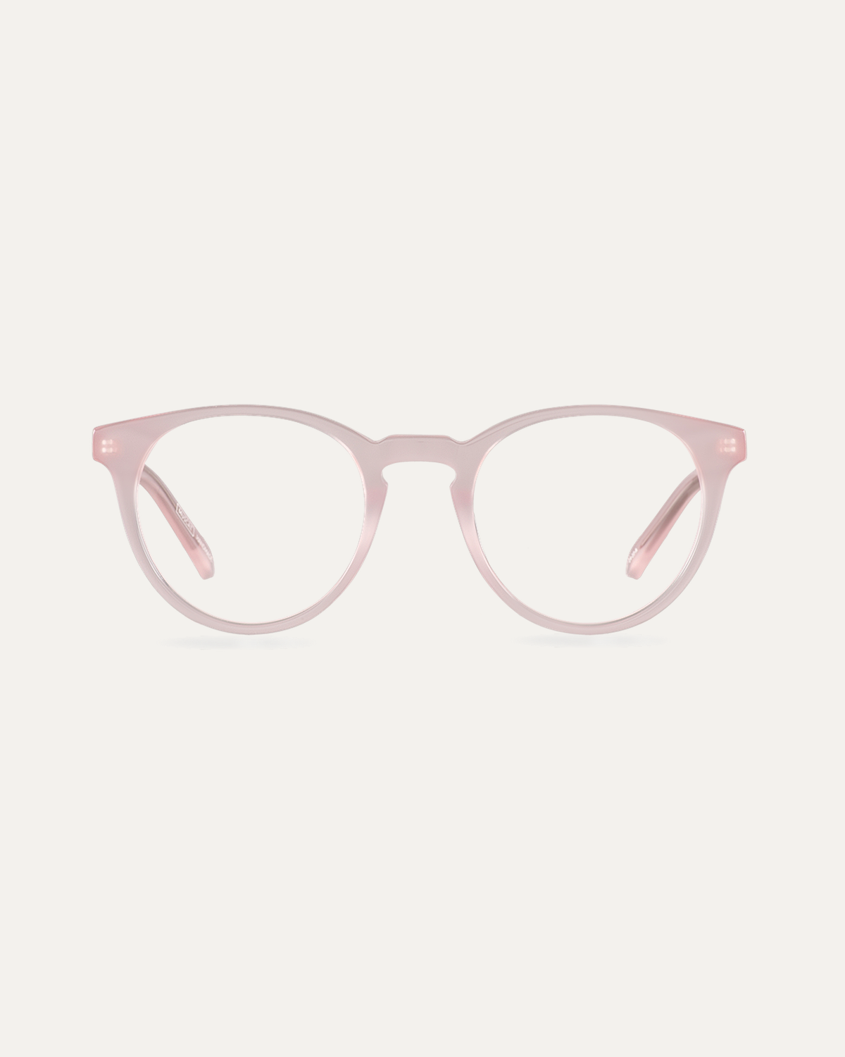 Okulary zerówki Ellis Wide Cloud Pink