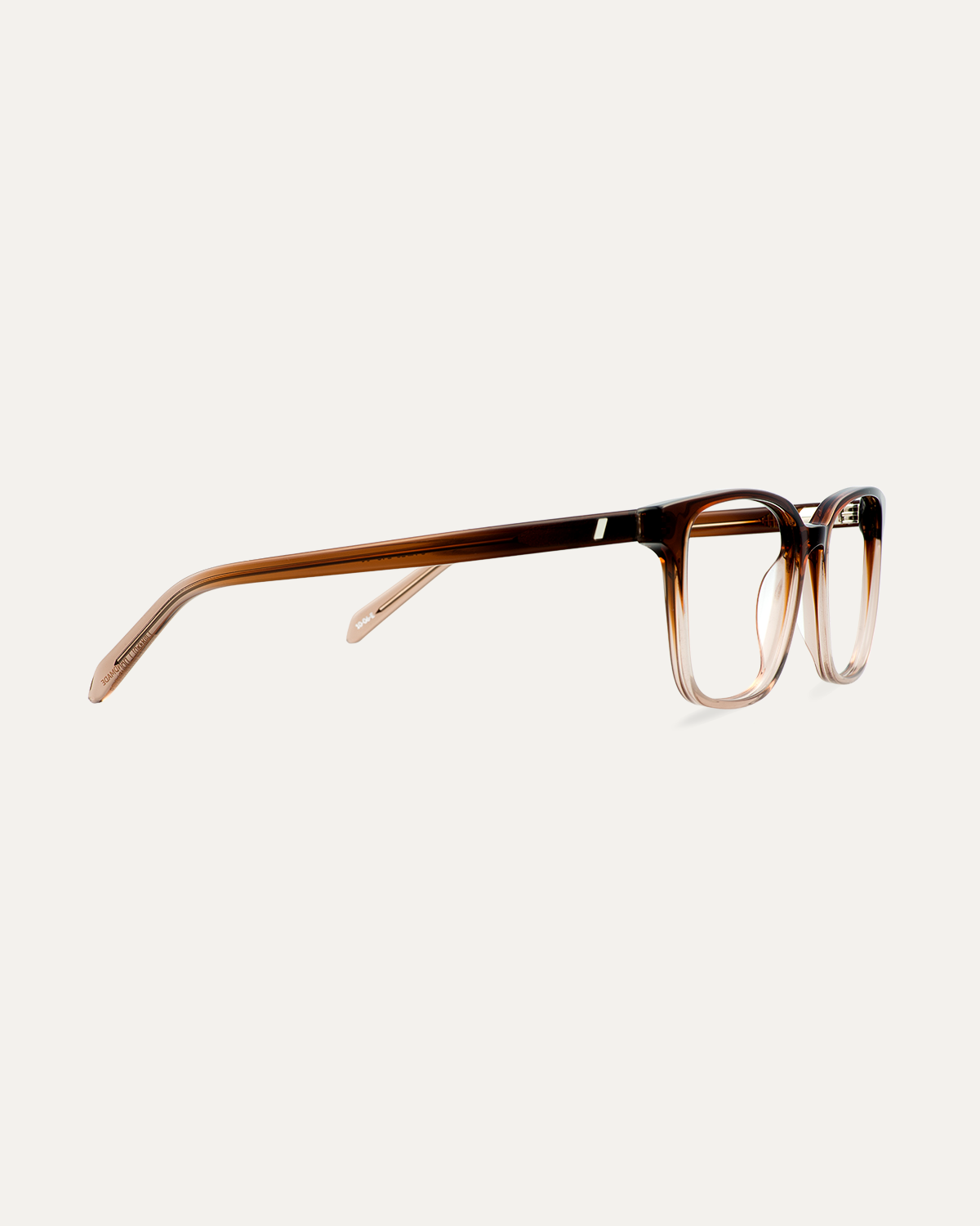 Okulary zerówki Louis Wide Brown Ombre