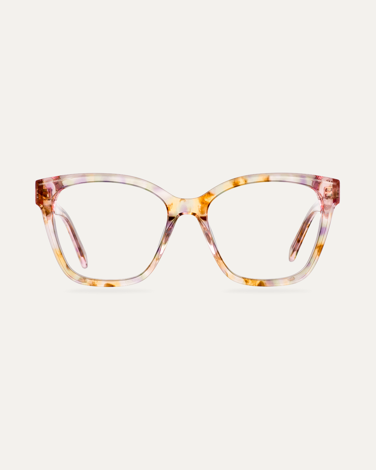 Okulary zerówki Ann Coral Havana