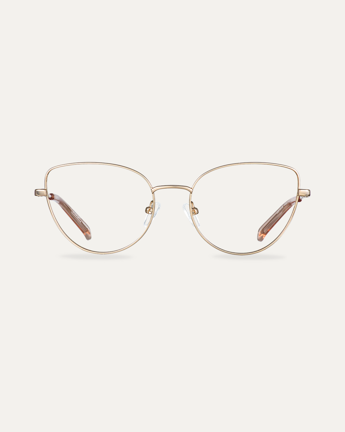 Okulary do komputera Sofia Wide Gold/Rose Water
