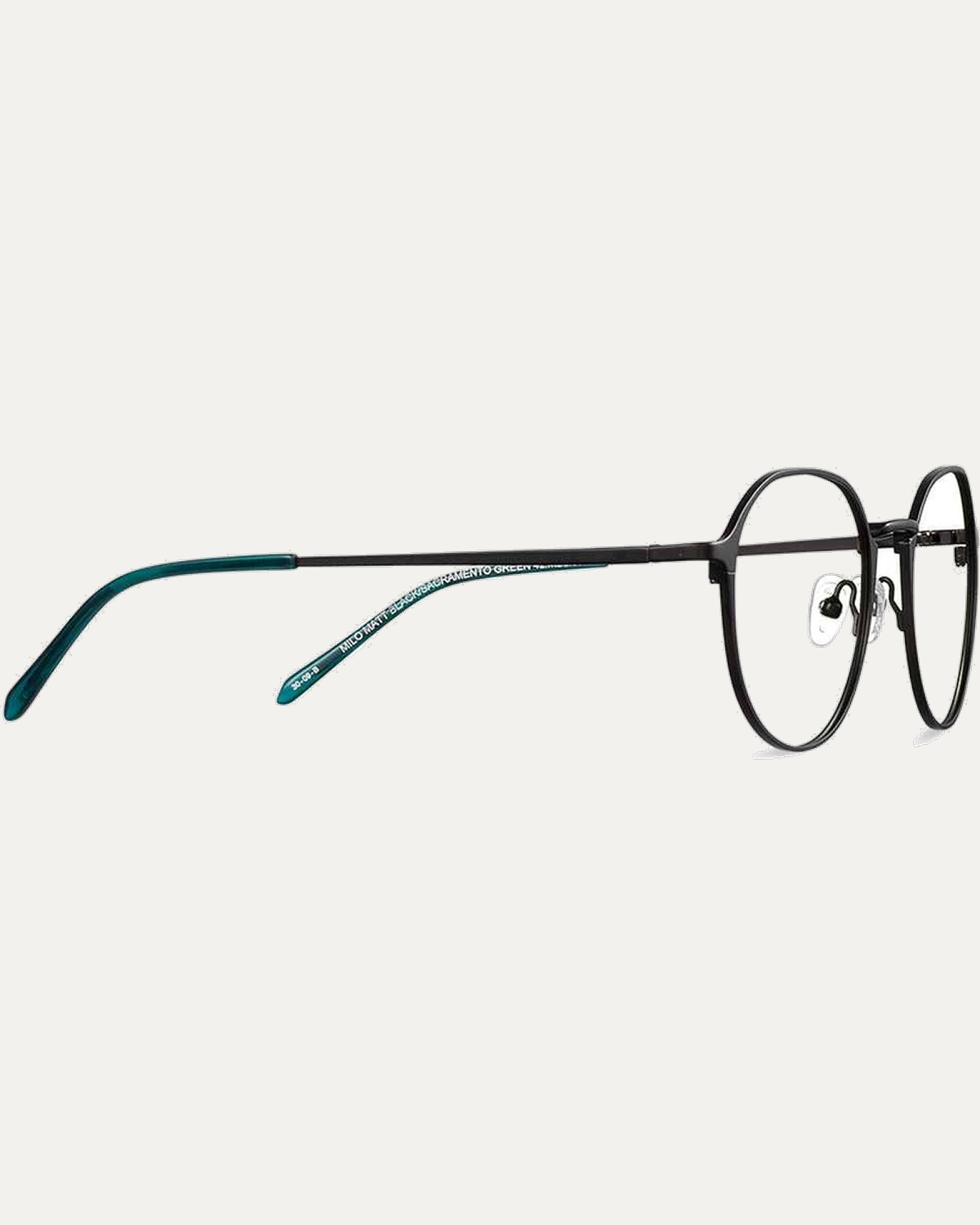 Okulary do komputera Milo Matt Black/Sacramento Green