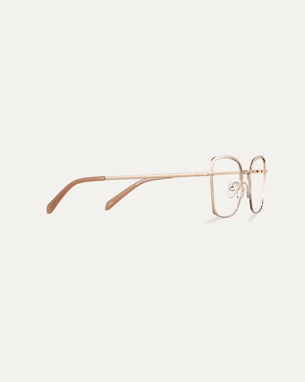 Okulary korekcyjne Alice Gold/Sand