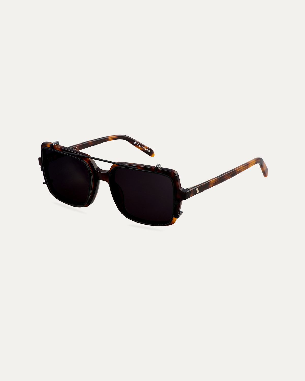 Clip on Sun Hunter Matt Black/Smoke