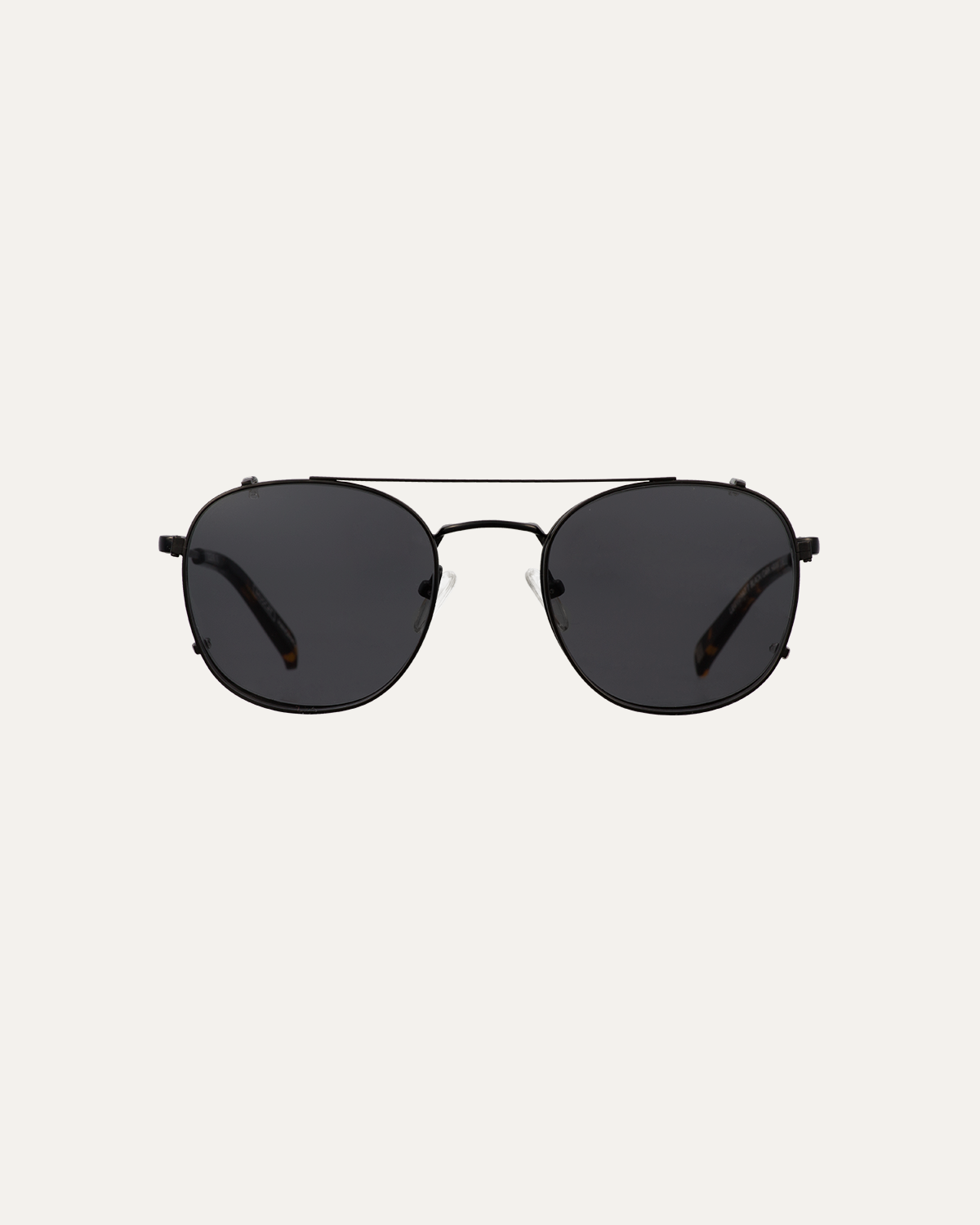Clip on Sun Leo Matt Black/Smoke