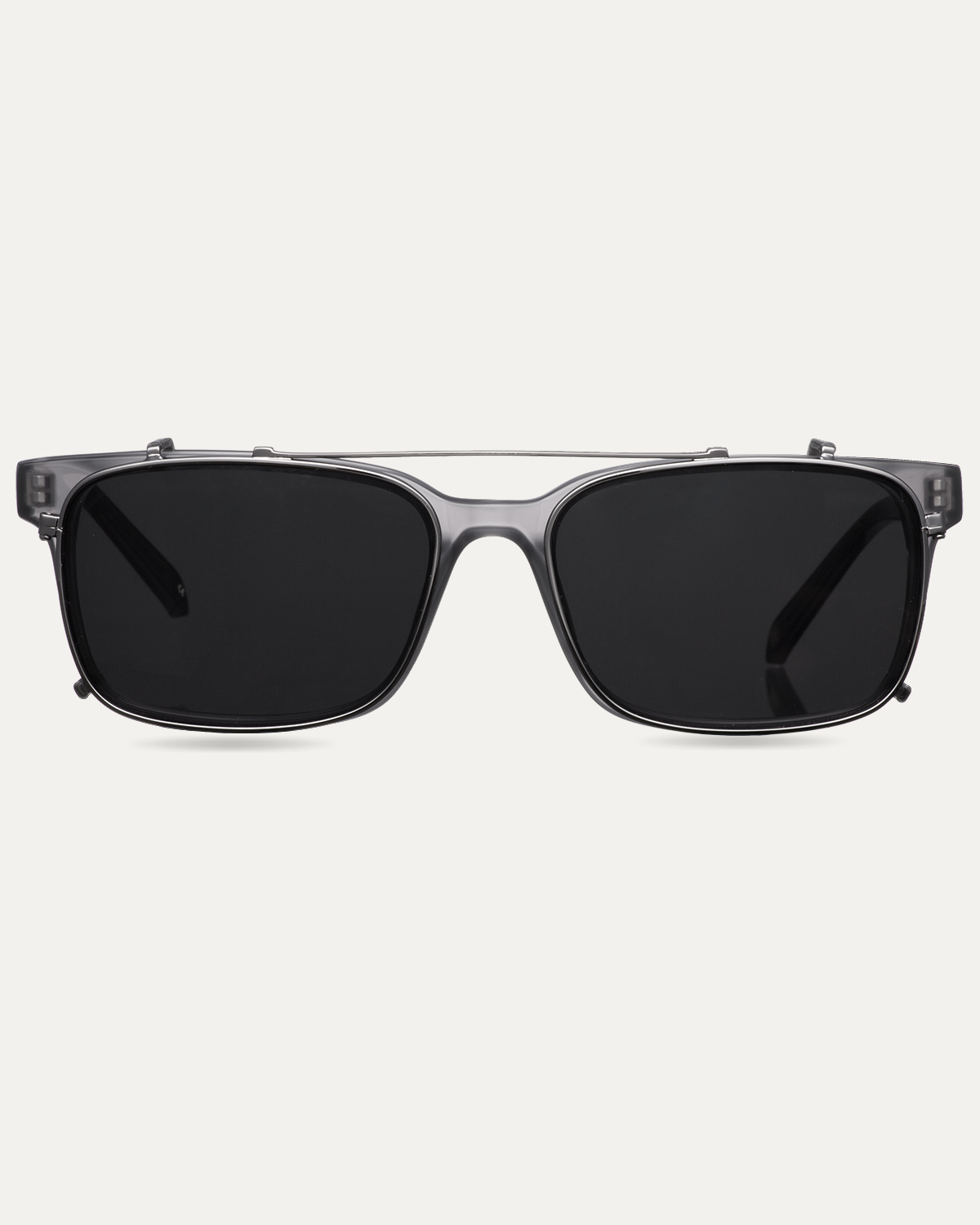 Clip on Sun Stark Gunmetal/Smoke
