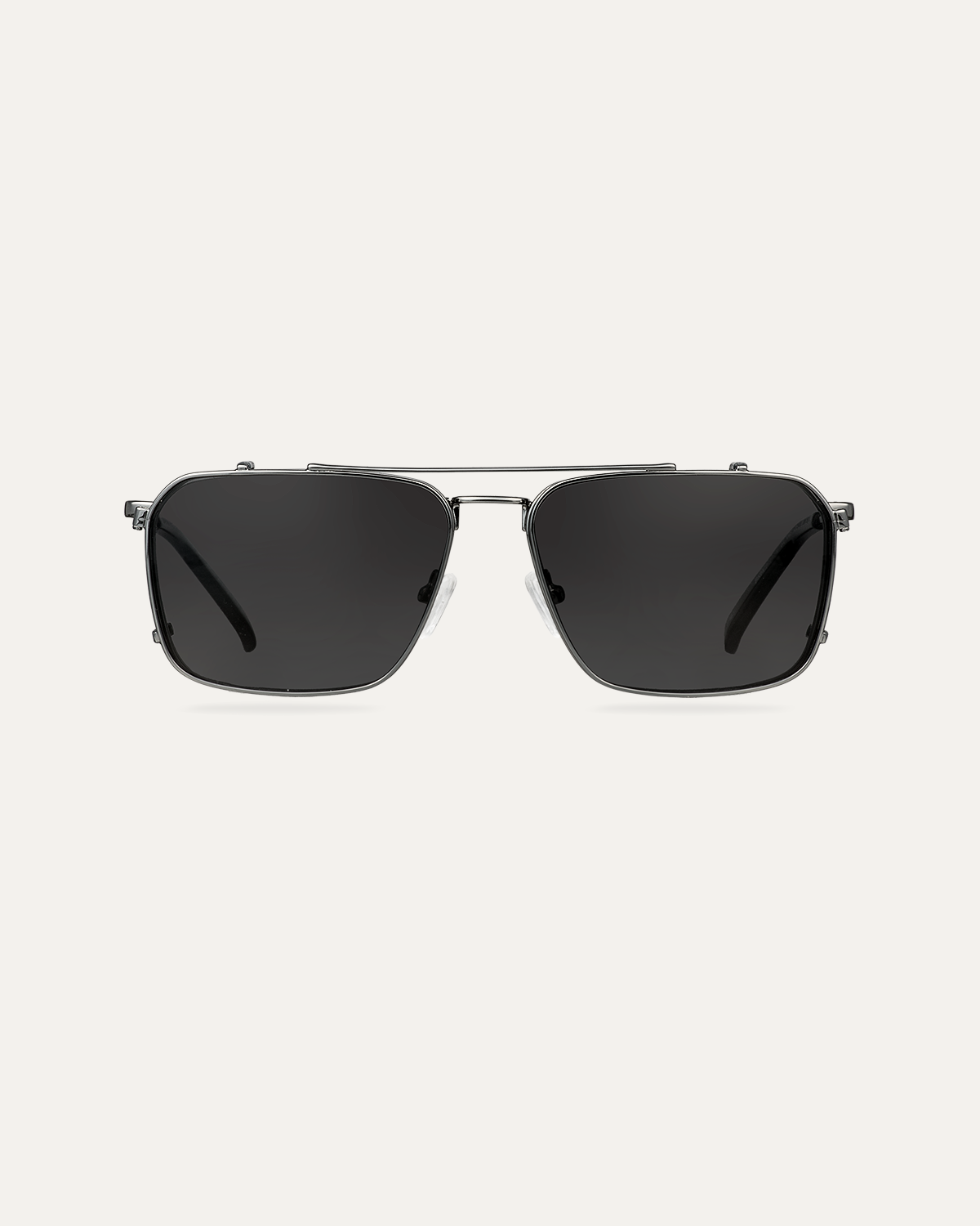 Clip on Sun Bruce Wide Gunmetal/Smoke