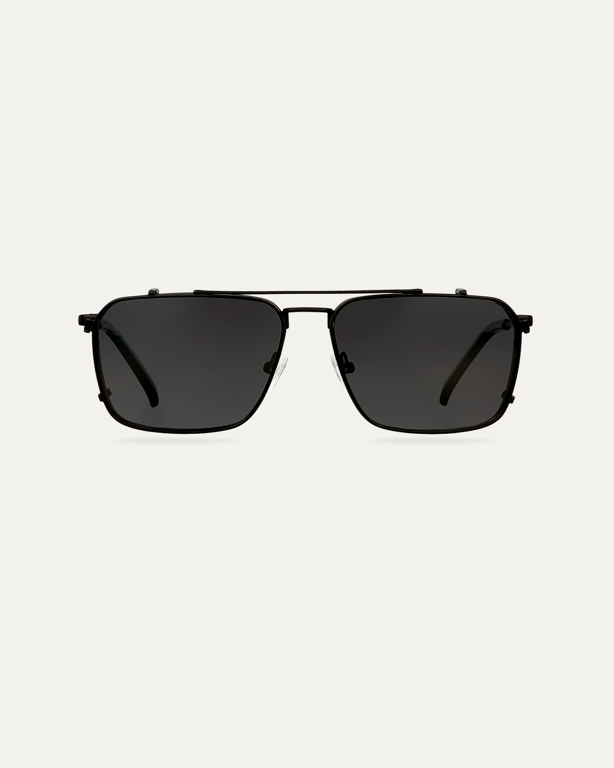 Clip on Sun Bruce Wide Matt Black/Smoke