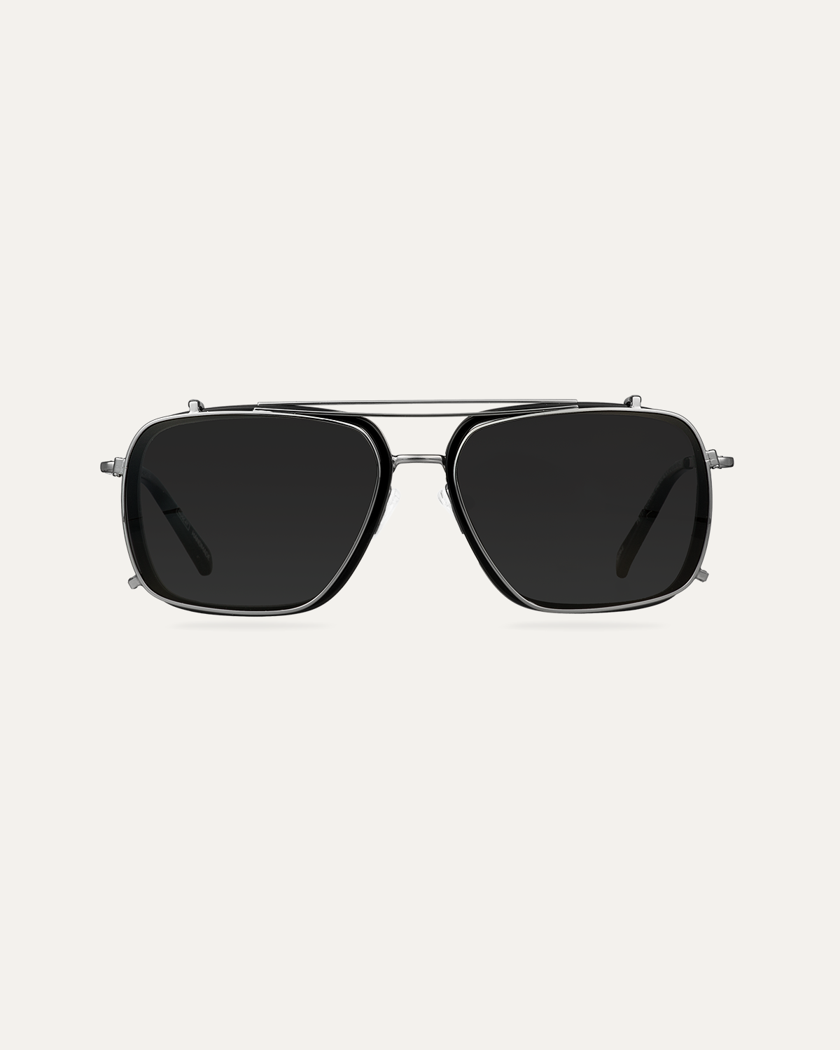 Clip on Sun Peter Gunmetal/Smoke