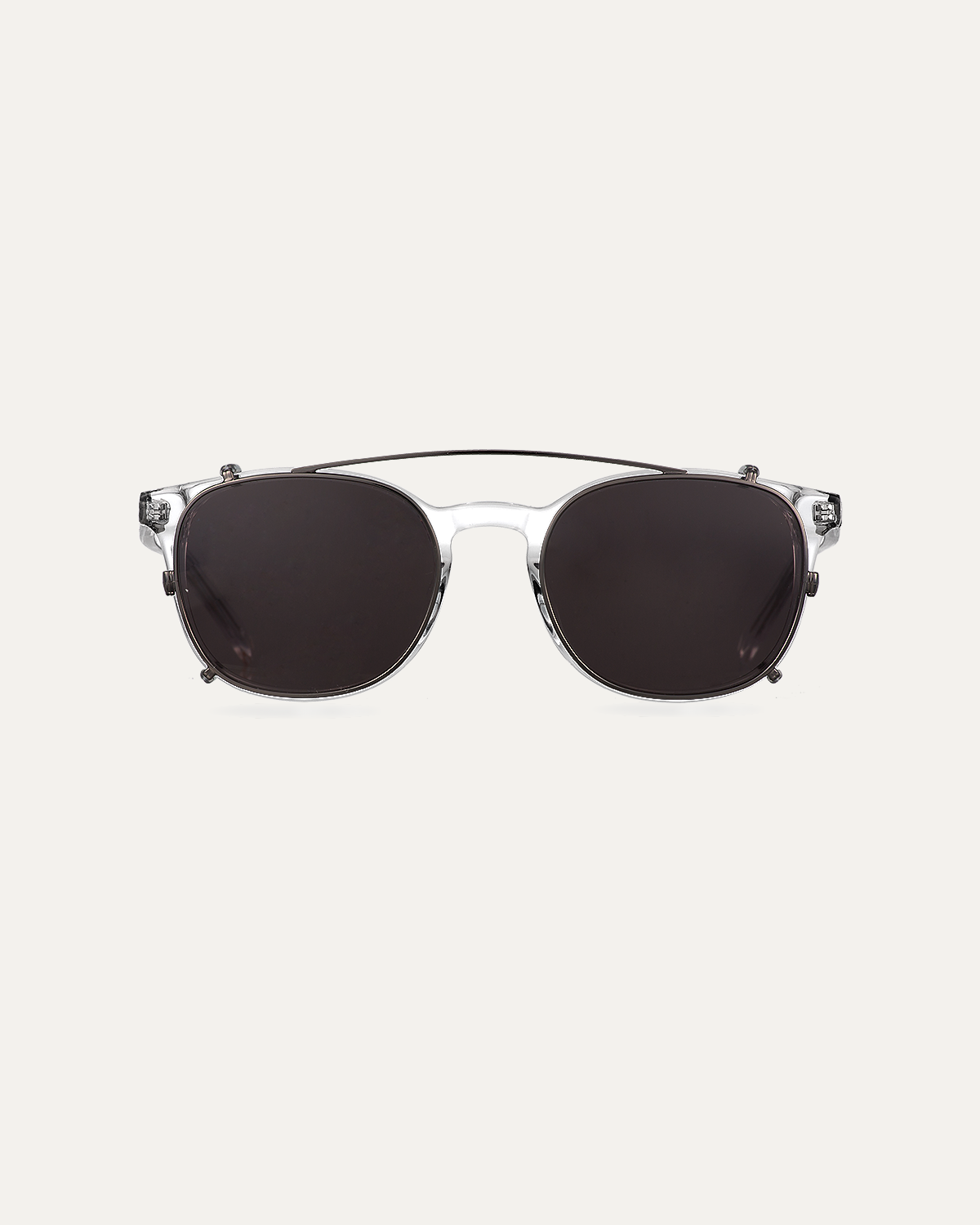Clip on Sun Grant Gunmetal/Smoke