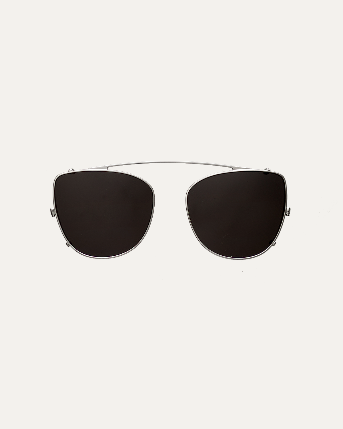 Clip on Sun Ella Silver/Smoke