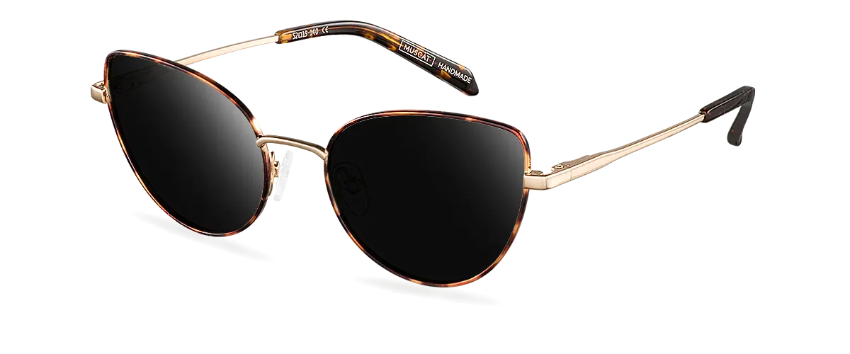 Okulary przeciwsłoneczne Sofia Gold Havana/Dark Havana