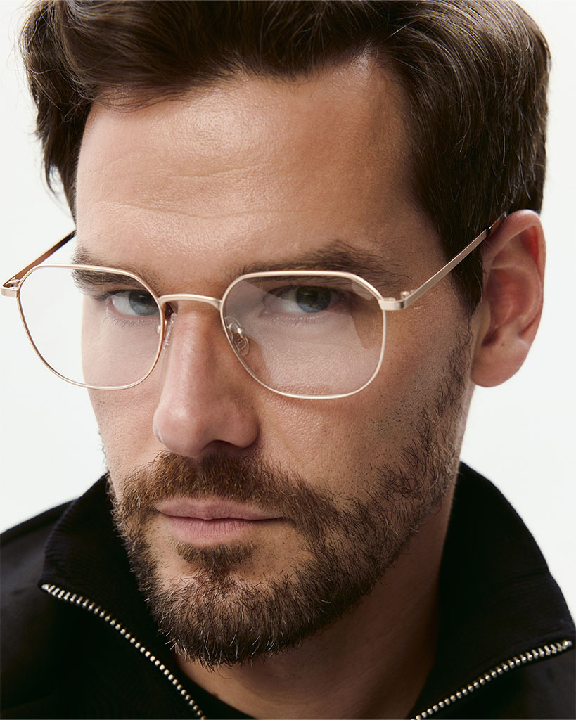 Okulary do komputera Andy Satin Gold/Amber Delight