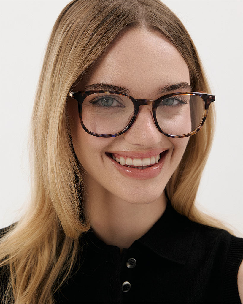 Okulary do komputera Grant Wide Gold/Havana Moonlight