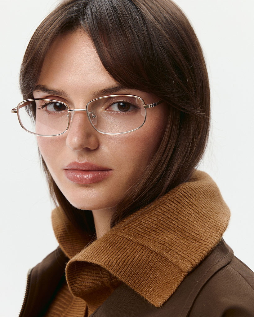 Okulary do komputera Kinny Gold/Cherry Havana