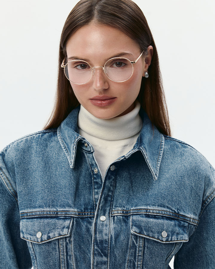 Okulary korekcyjne Jess Gold/Amber Delight