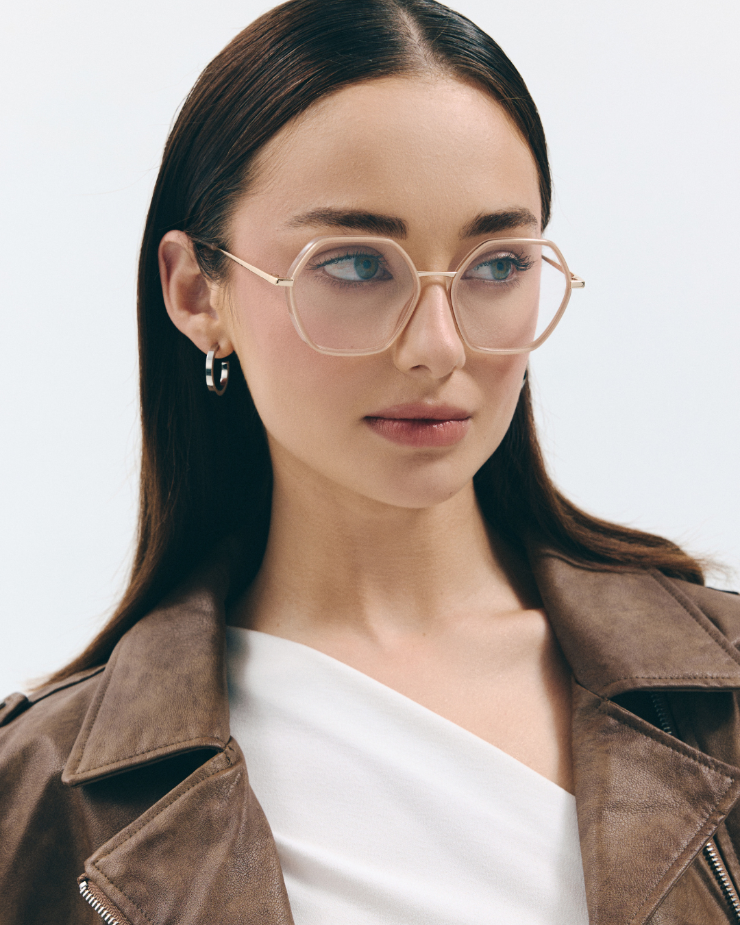 Okulary korekcyjne June Gold/Sand