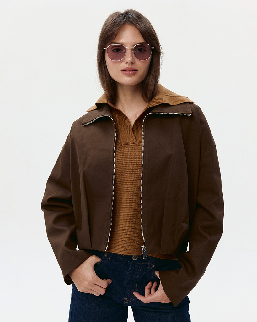 Okulary przeciwsłoneczne Andy Satin Gold/Amber Delight