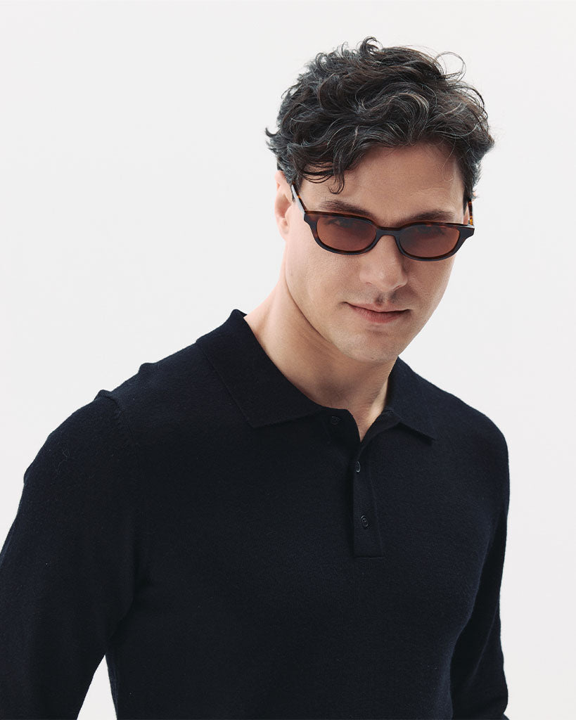 Okulary przeciwsłoneczne Harper Brown Havana