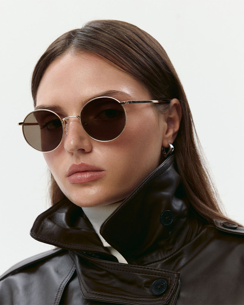 Okulary przeciwsłoneczne Jess Gold/Amber Delight