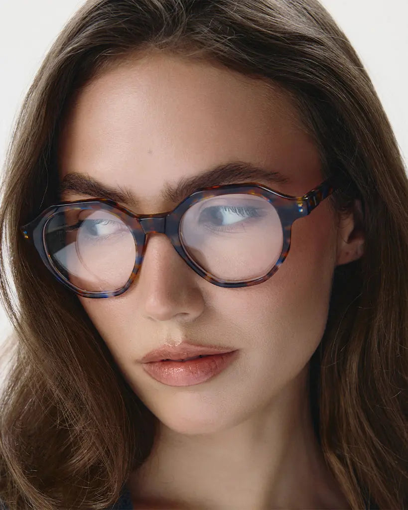 Okulary zerówki Austin Havana Blue