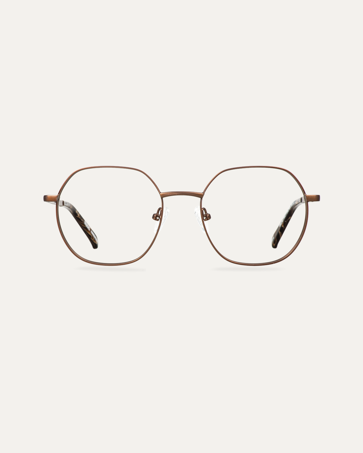 Okulary zerówki Bruno Matt Brown/Brown Marble