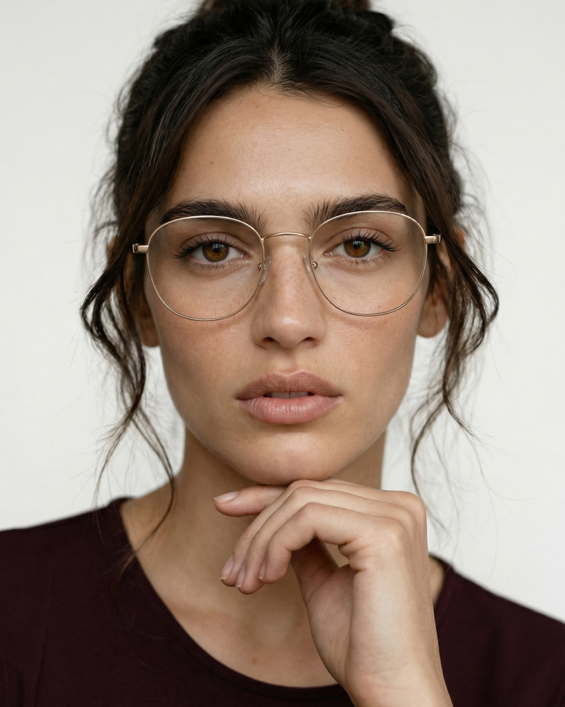 Okulary zerówki Leo Wide Gold/Americano