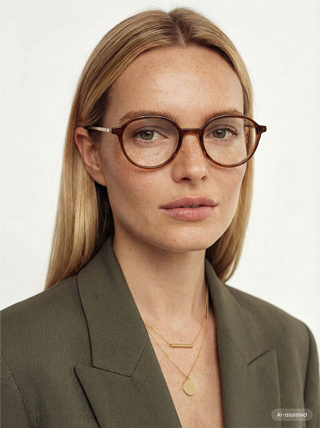 Okulary korekcyjne Tracy Gold/Americano