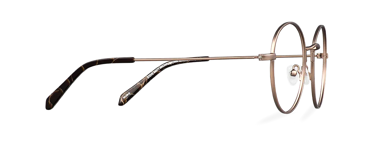 Okulary zerówki Steve Matt Brown/Brown Marble